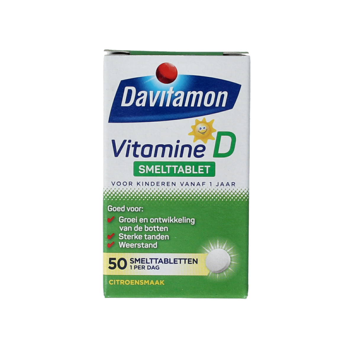 Davitamon Vitamine D kind smelttablet 50.00 Tabletten