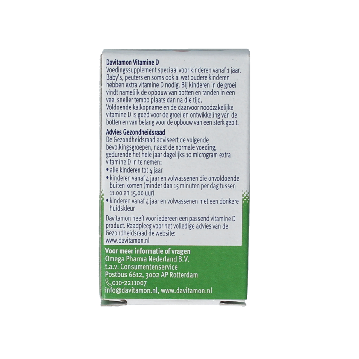 Davitamon Vitamine D kind smelttablet 50.00 Tabletten