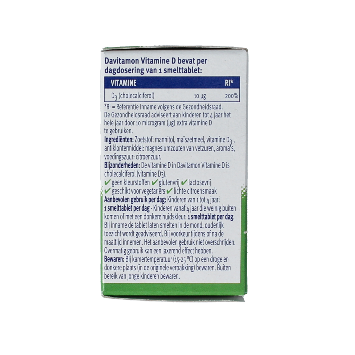 Davitamon Vitamine D kind smelttablet 50.00 Tabletten
