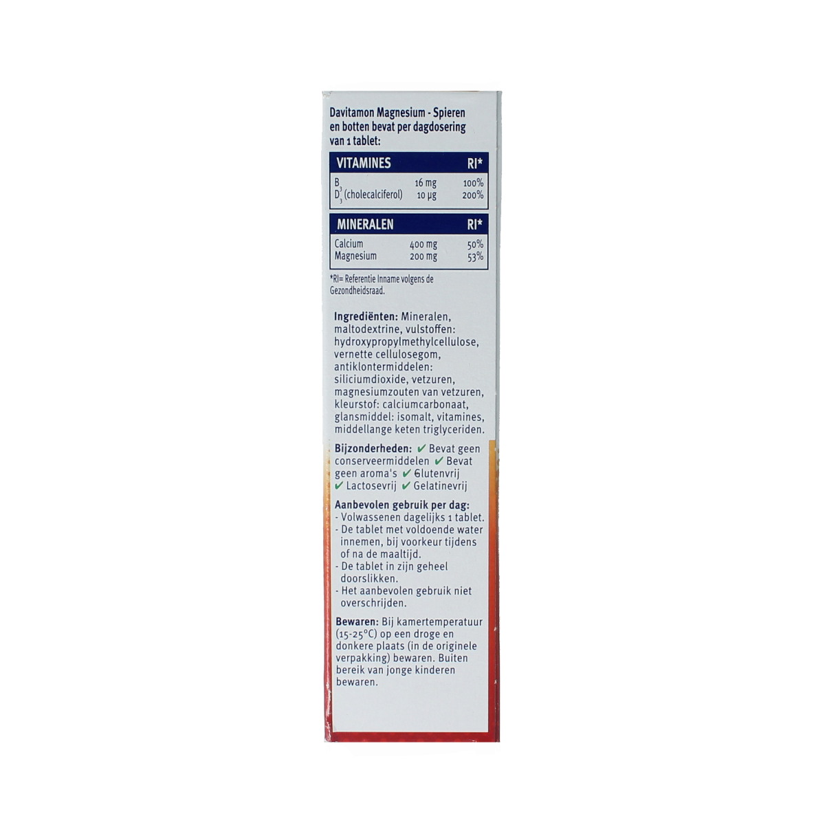 Davitamon Magnesium spieren en botten 42.00 Tabletten