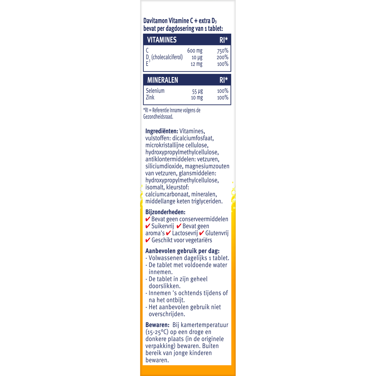 Davitamon Vitamine C time release 42.00 Tabletten