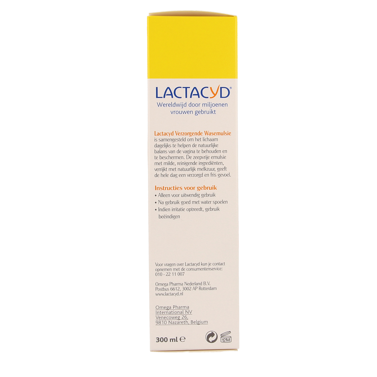 Lactacyd Wasemulsie verzorgend 300.00 Milliliter