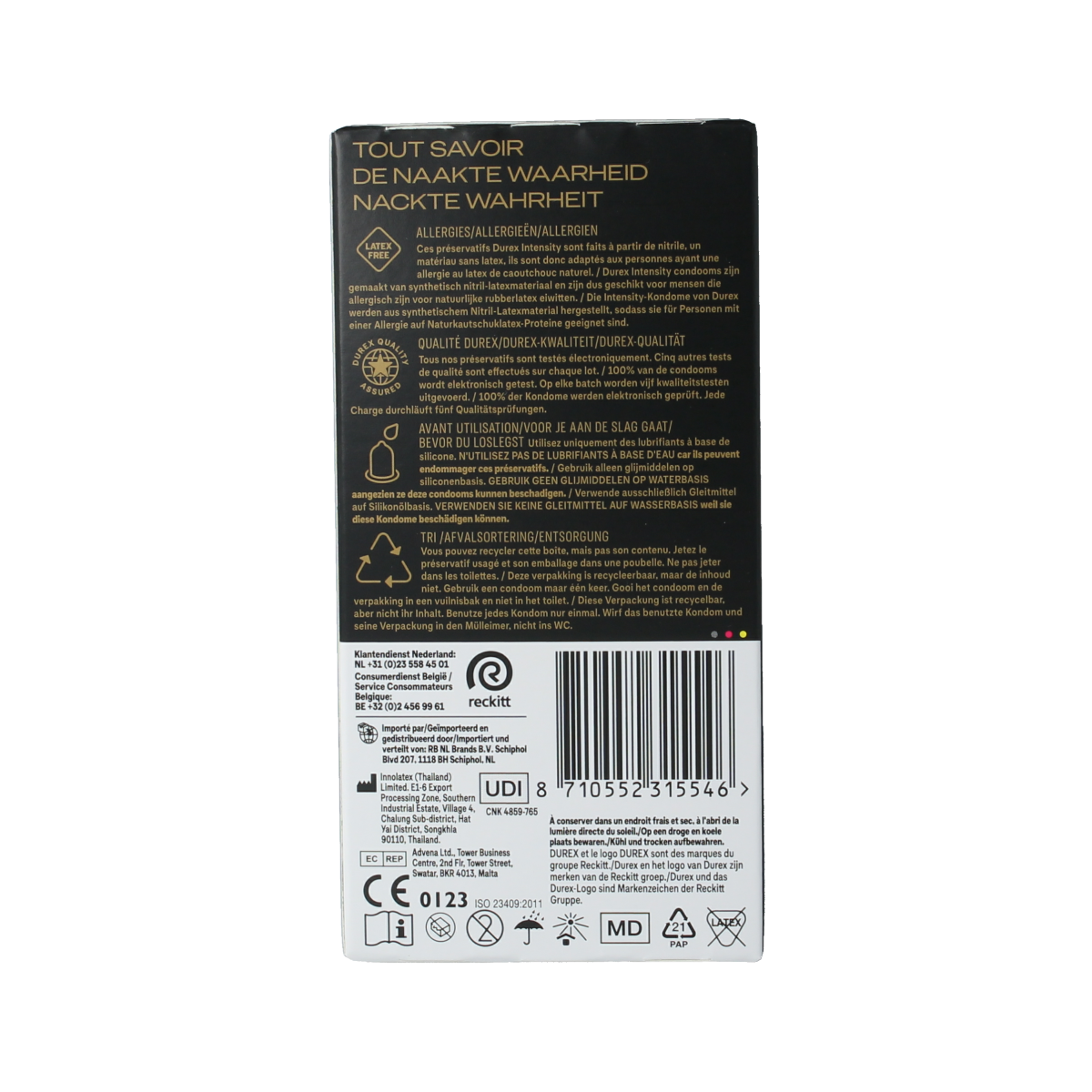 Durex Intensity condooms 5.00 Stuks