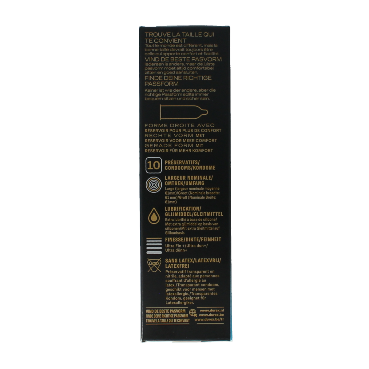 Durex Condooms intensity XL 10.00 Stuks