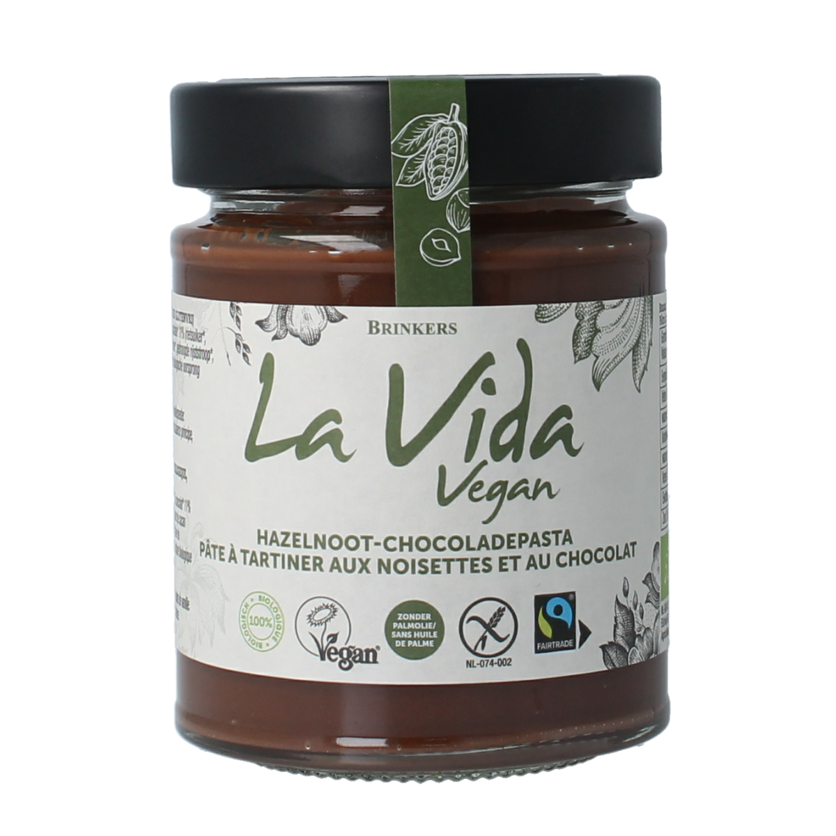 La Vida Hazelnootpasta bio 270.00 Gram