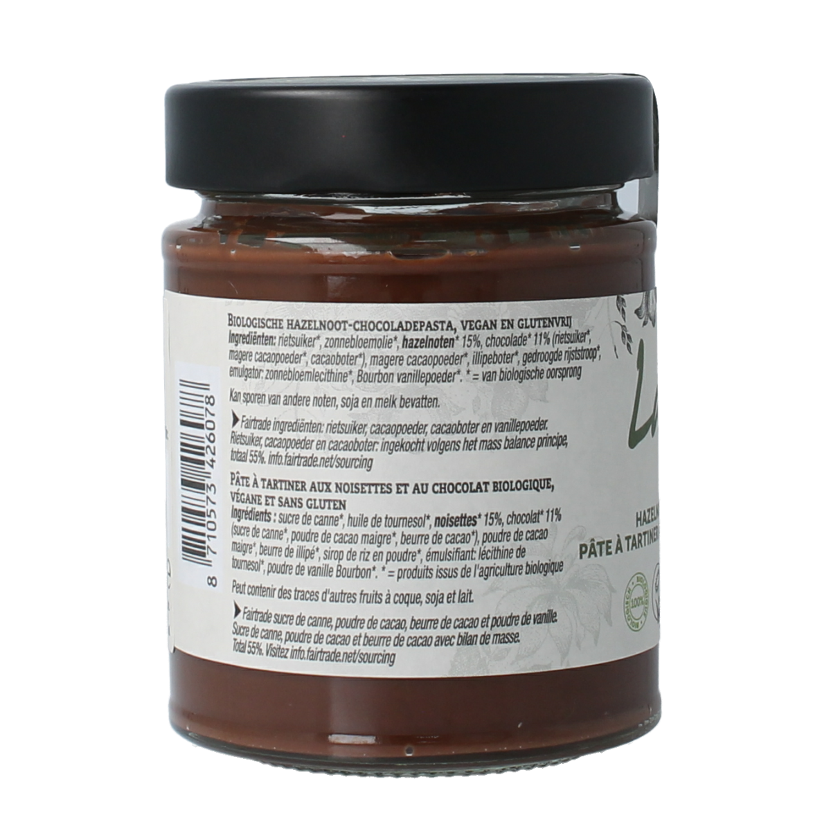 La Vida Hazelnootpasta bio 270.00 Gram