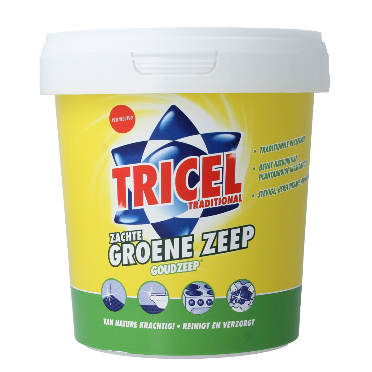 Tricel Goudzeep kuipje groen bio 750.00 Gram