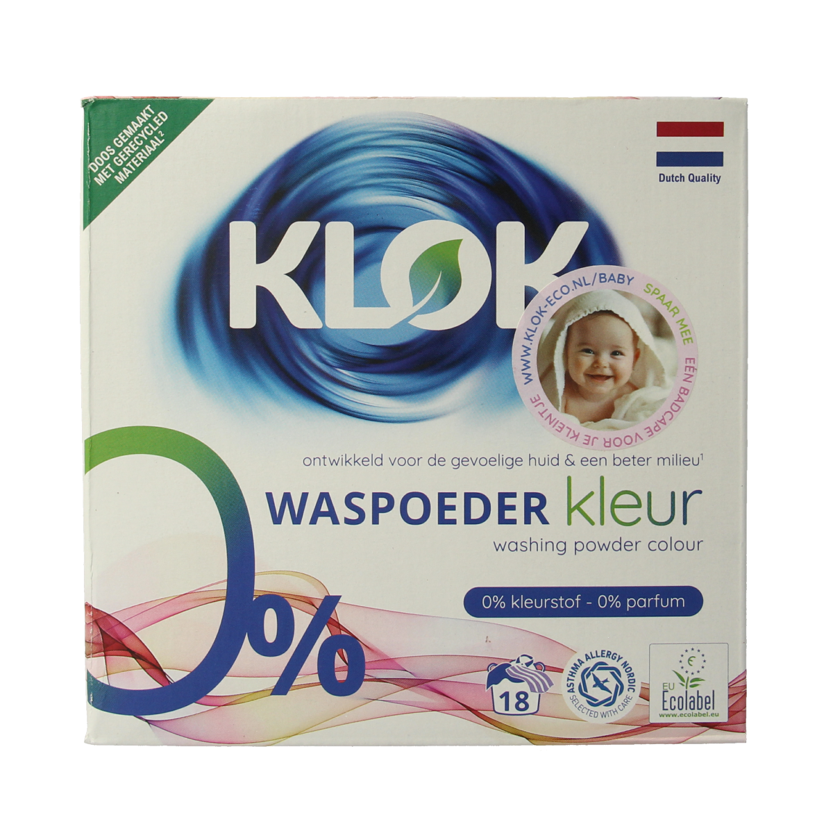 Klok Waspoeder kleur 1170.00 Gram