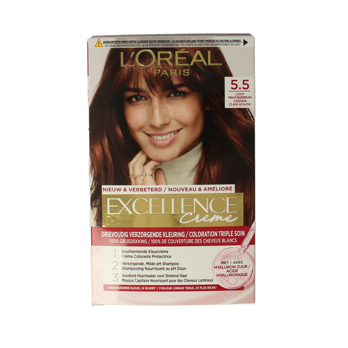 Excellence Excellence 5.5 licht mahoniebruin 1.00 Set