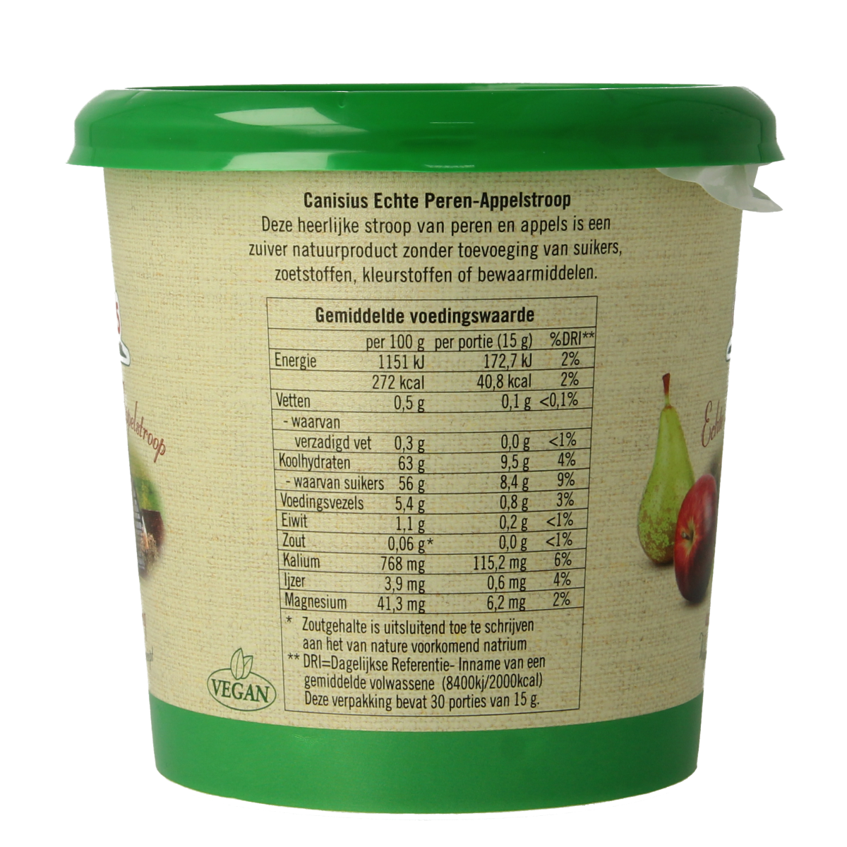 Canisius Peren appelstroop 450.00 Gram