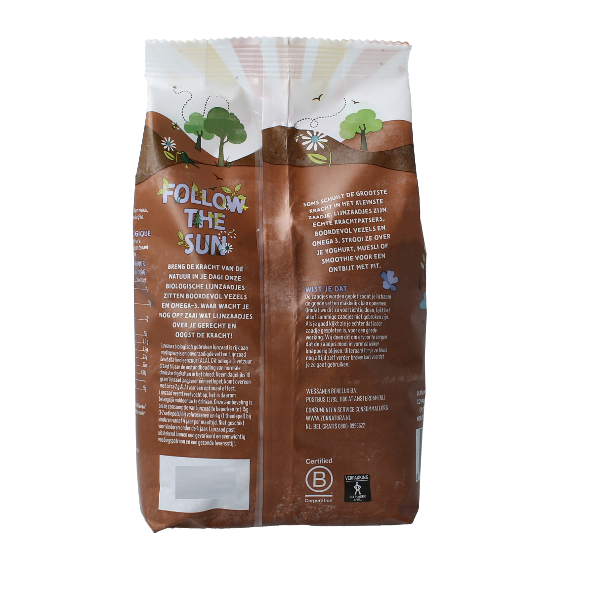 Zonnatura Lijnzaad gebroken bio 400.00 Gram