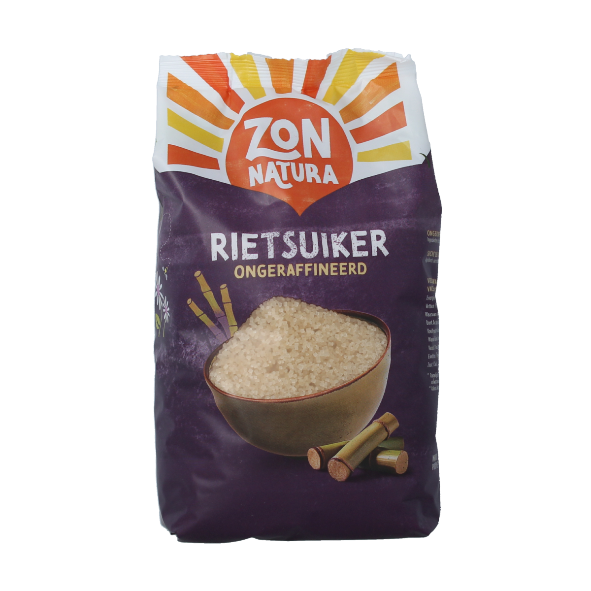Zonnatura Rietsuiker ruw 750.00 Gram