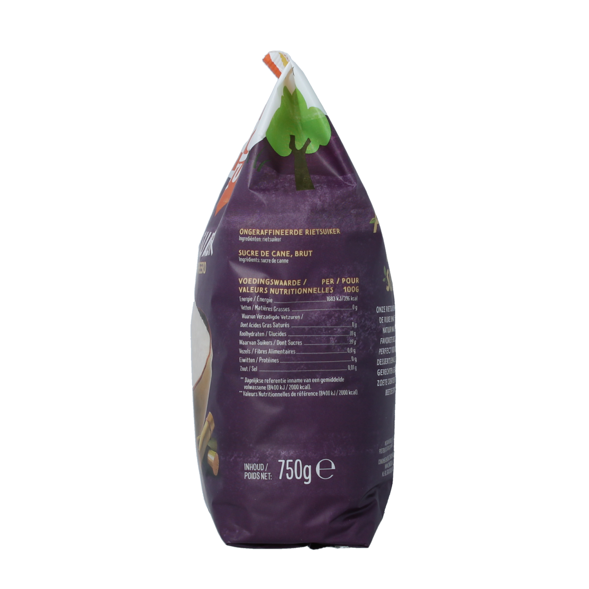 Zonnatura Rietsuiker ruw 750.00 Gram