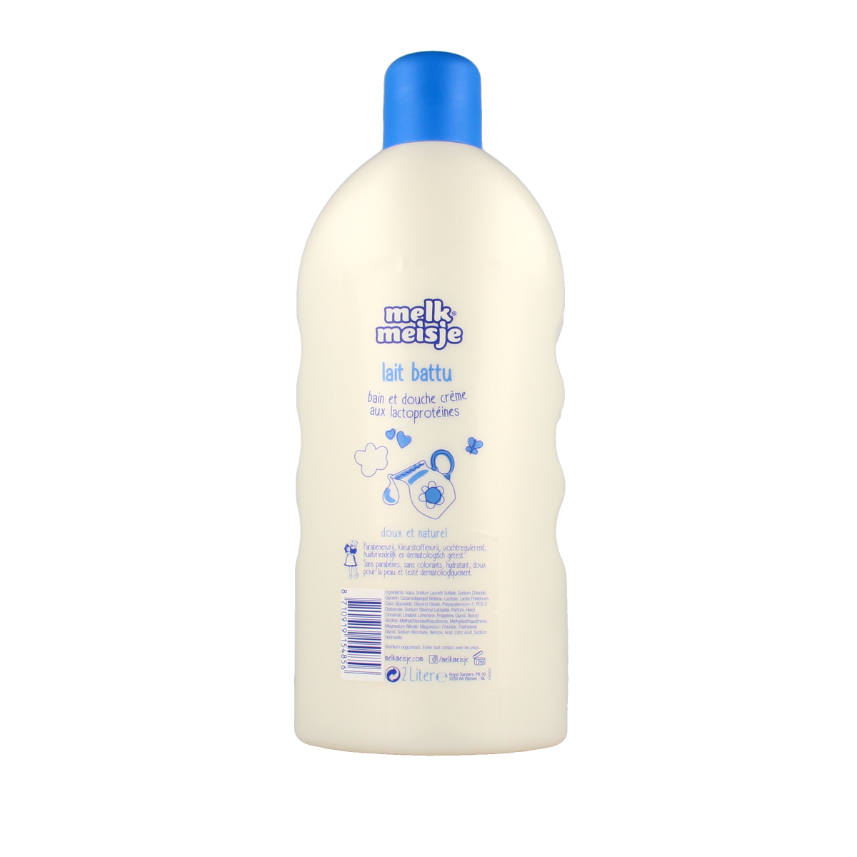 Melkmeisje Bad en douche karnemelk 2.00 Liter