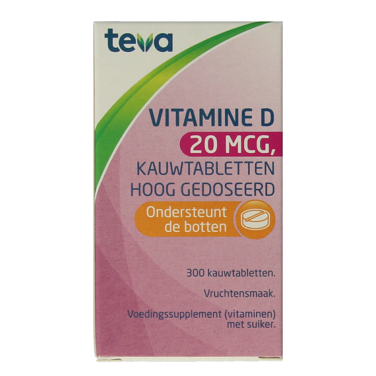 Teva Vitamine D 20 mcg 800IE 300.00 Tabletten