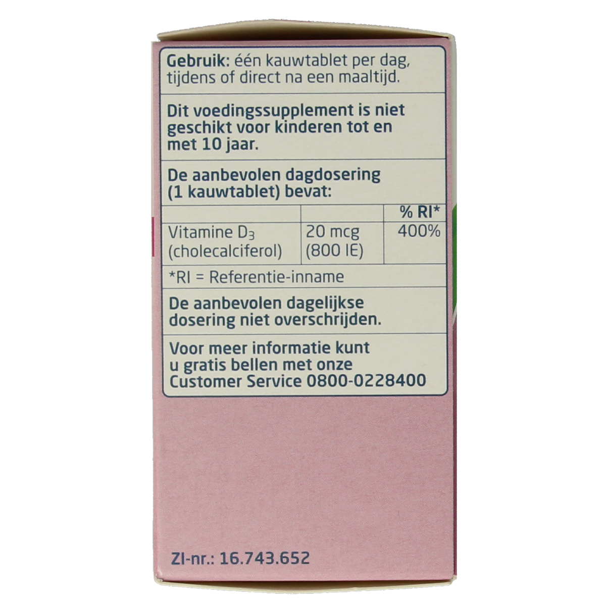 Teva Vitamine D 20 mcg 800IE 300.00 Tabletten