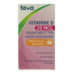 Teva Vitamine D 20 mcg 800IE 300.00 Tabletten