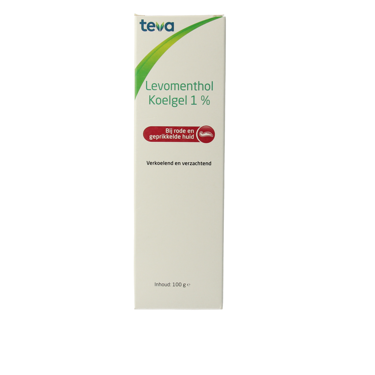 Teva Levomenthol koelgel 1% 100.00 Gram