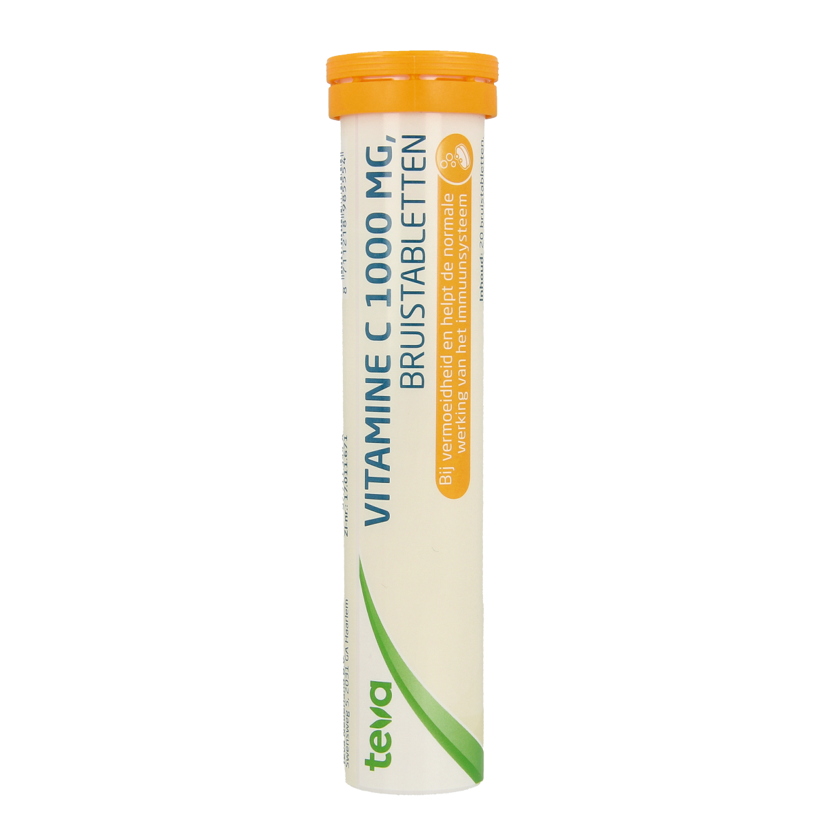 Teva Vitamine C 1000mg bruistabletten 20.00 Tabletten