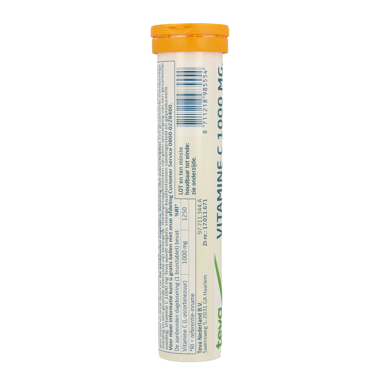 Teva Vitamine C 1000mg bruistabletten 20.00 Tabletten
