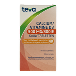 Teva Calcium / vitamine D 500mg / 800IE 90.00 Kauwtabletten