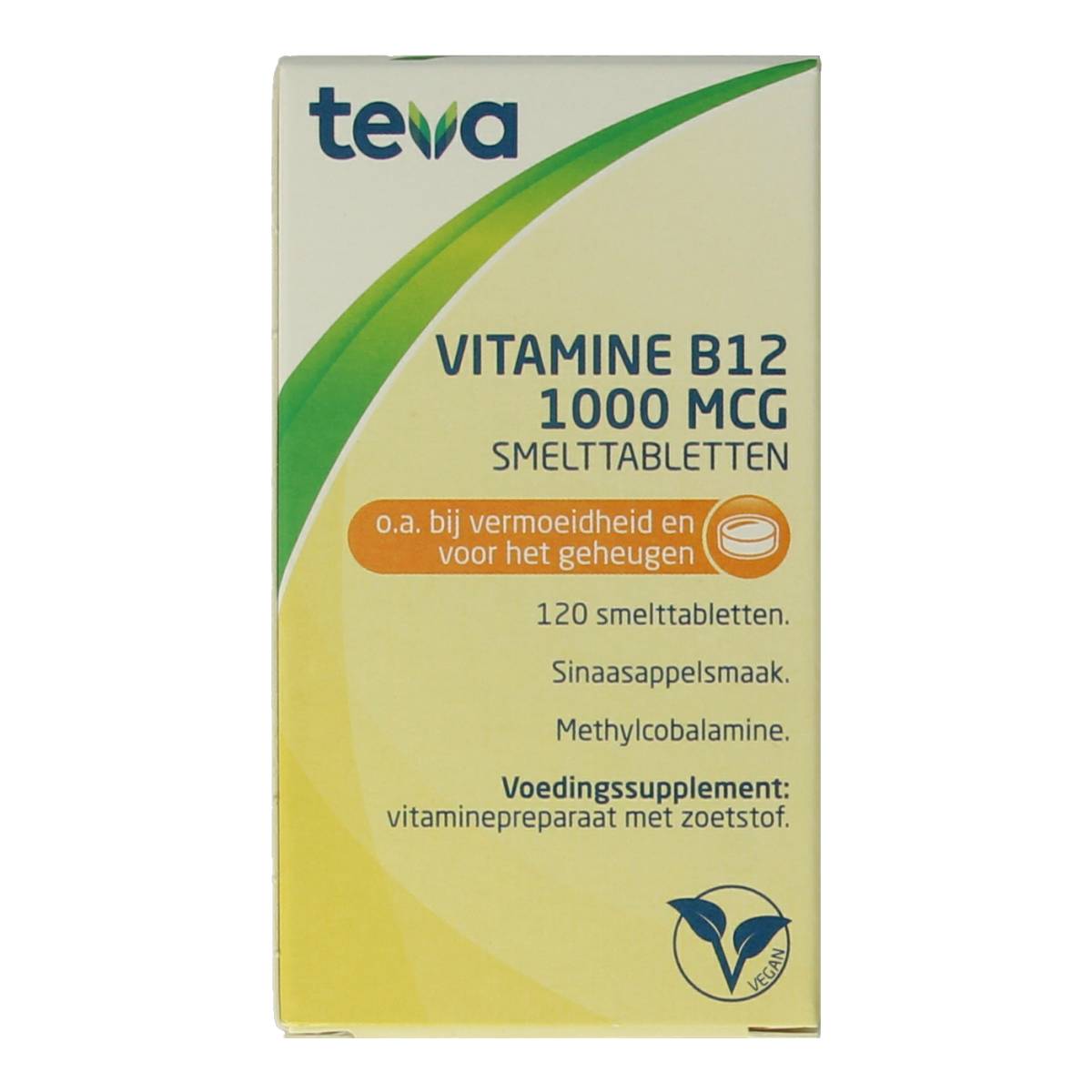 Teva Vitamine B12 1000mcg 120.00 Tabletten