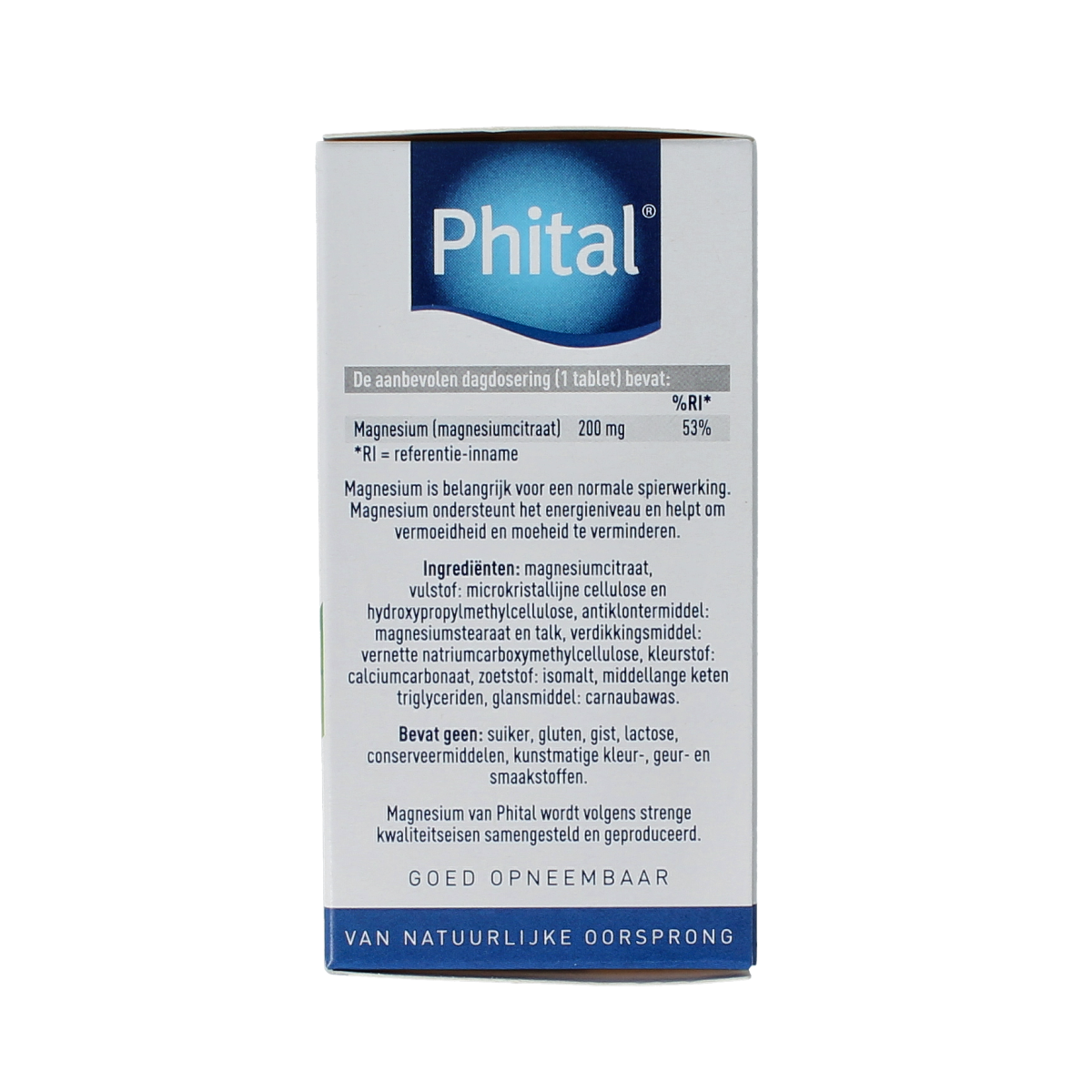 Phital Magnesium 200mg 60.00 Tabletten