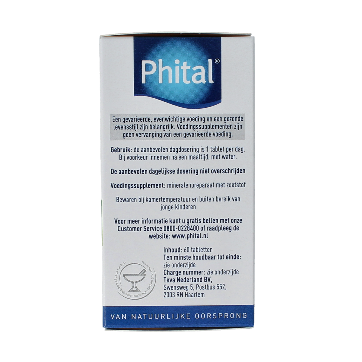 Phital Magnesium 200mg 60.00 Tabletten