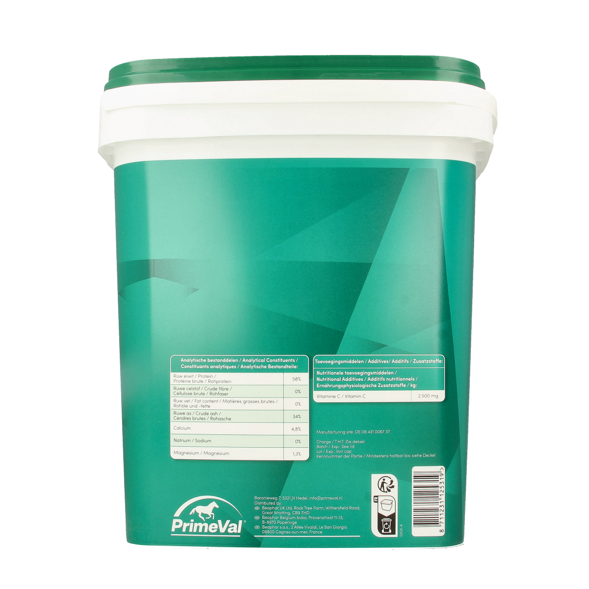 Primeval Gelatinaat paard 5.00 Kilogram