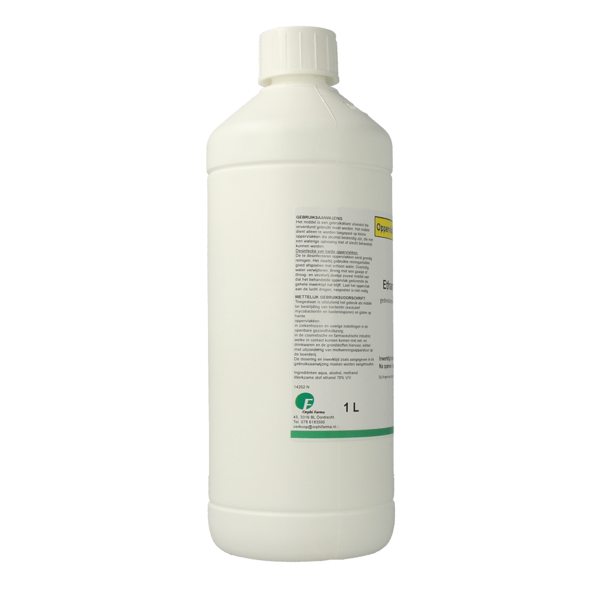 Orphi Ethanol 70% v/v 5% methanol 1.00 Liter
