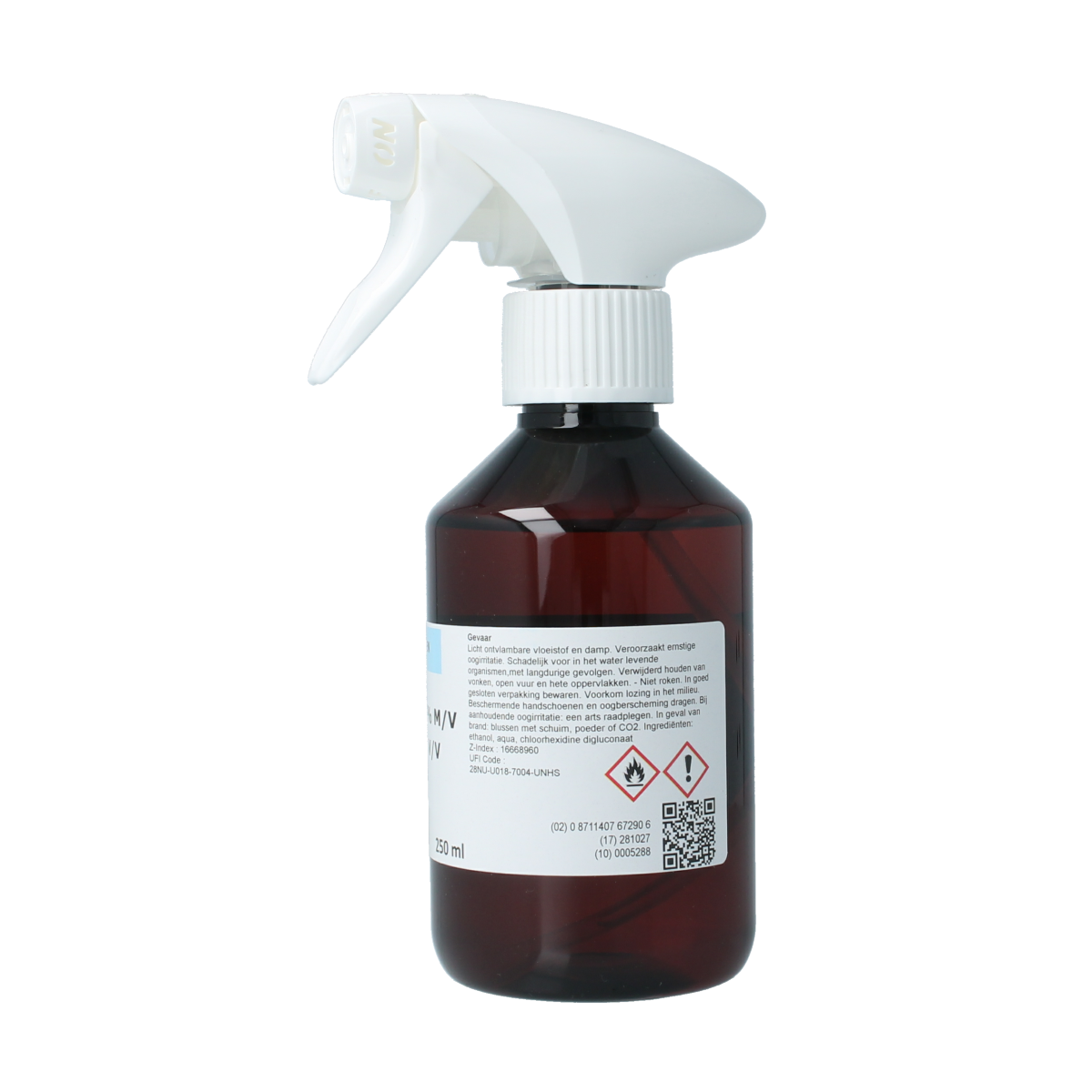 Orphi Chloorhexidine 0.5% alcohol 70% spray 250.00 Milliliter