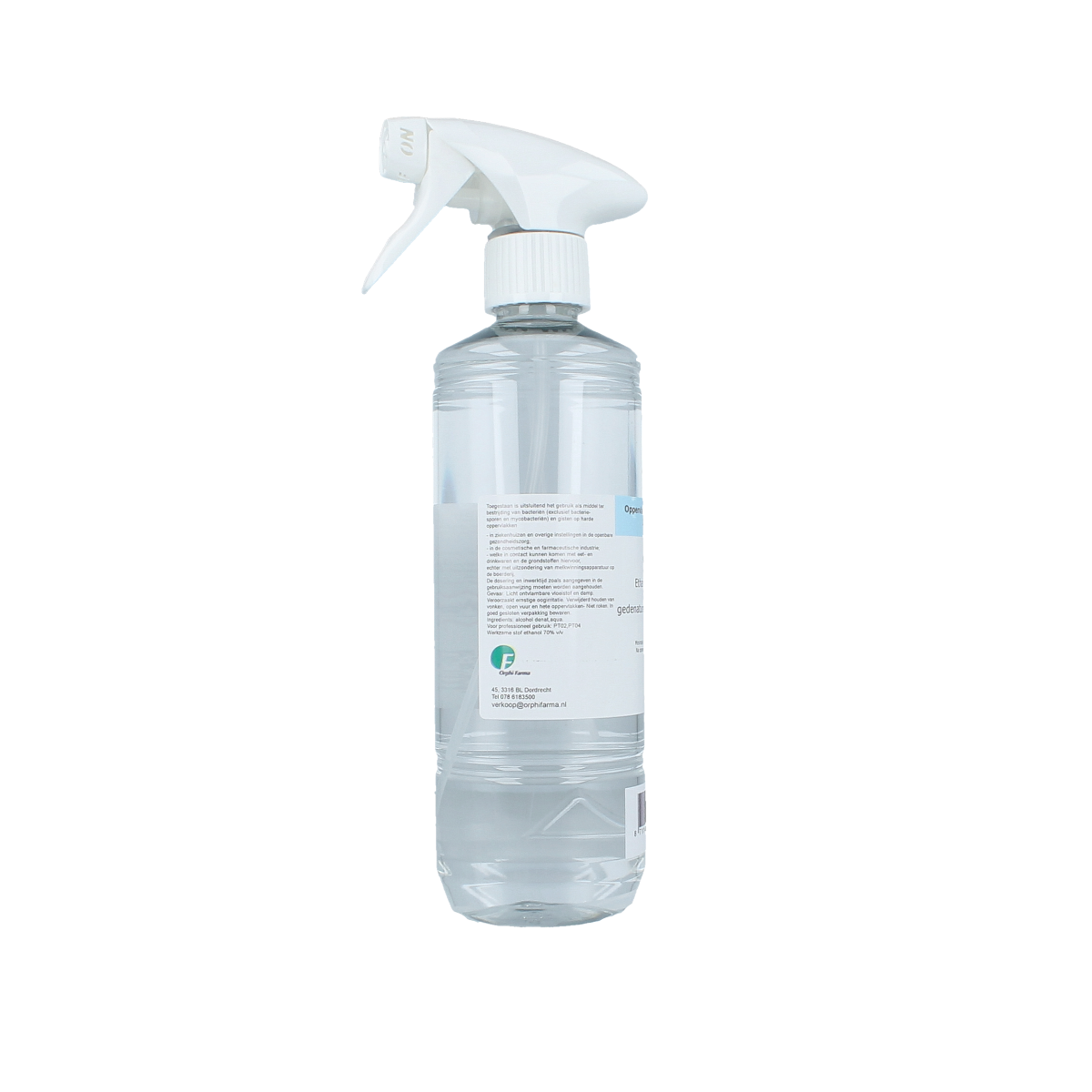 Orphi Alcohol ethanol 70% spray 500.00 Milliliter