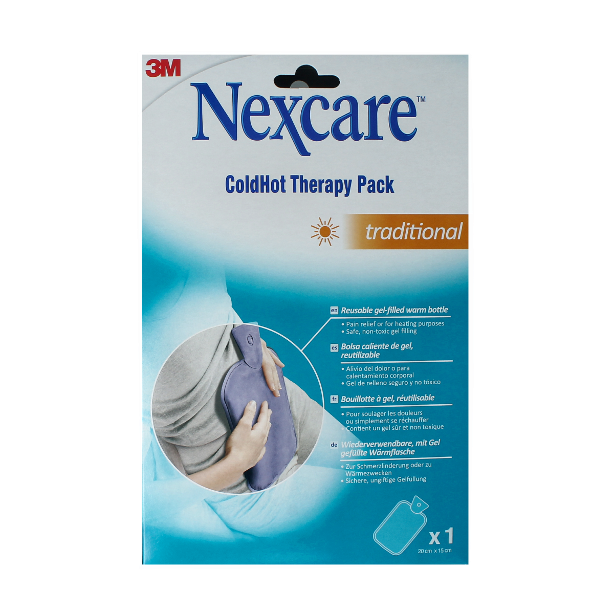 Nexcare Cold hot kruik traditioneel fluweel gevuld met gel 1.00 Stuks