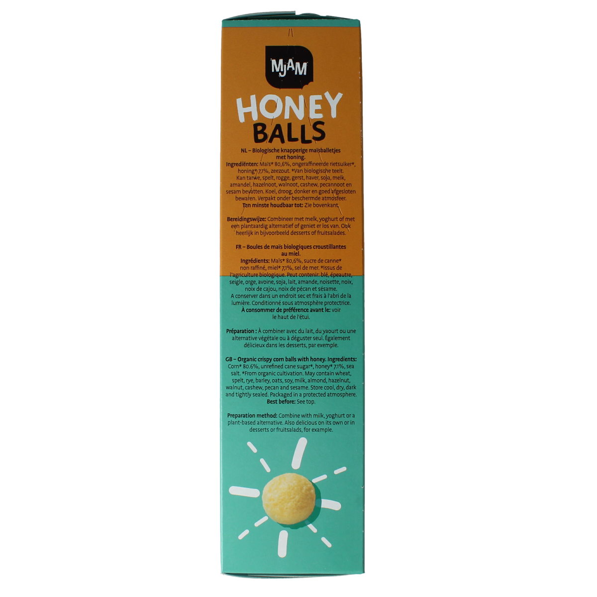 Mjam Honey balls bio 200.00 Gram