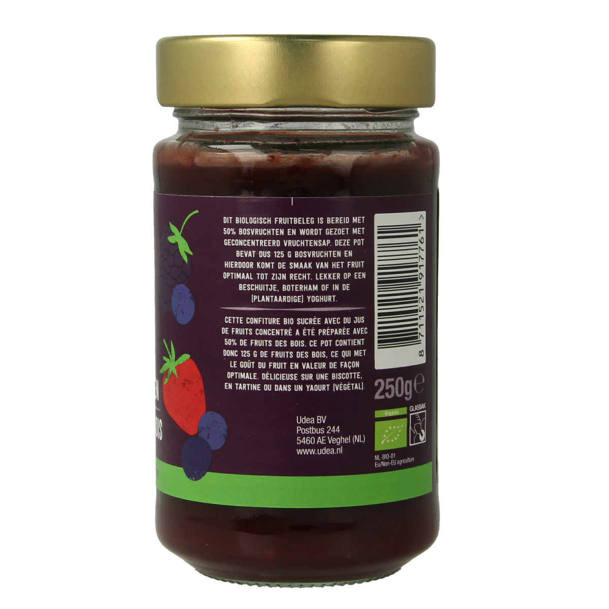 Your Organic Nature Fruit beleg bosvruchten bio 250.00 Gram