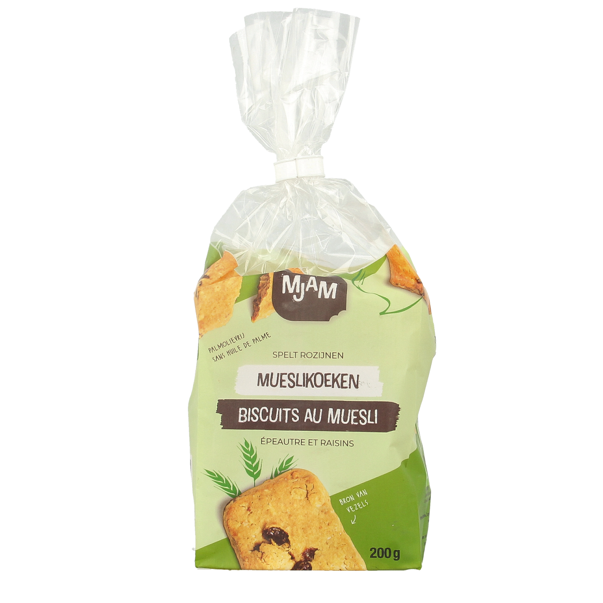 Mjam Mueslikoek spelt bio 200.00 Gram