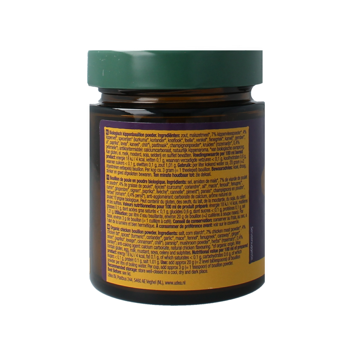 Your Organic Nature Heldere kippenbouillonpoeder zonder gist bio 110.00 Gram