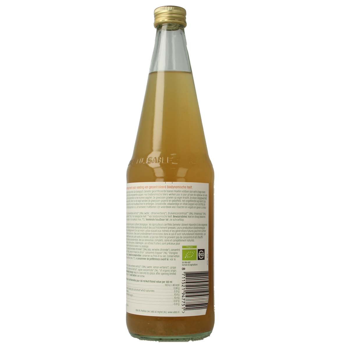 Luna E Terra Appel-limoendrank demeter bio 700.00 Milliliter