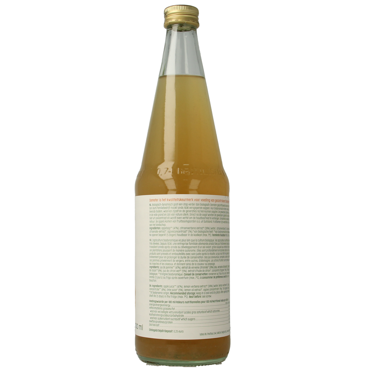 Luna E Terra Appel-limoendrank demeter bio 700.00 Milliliter