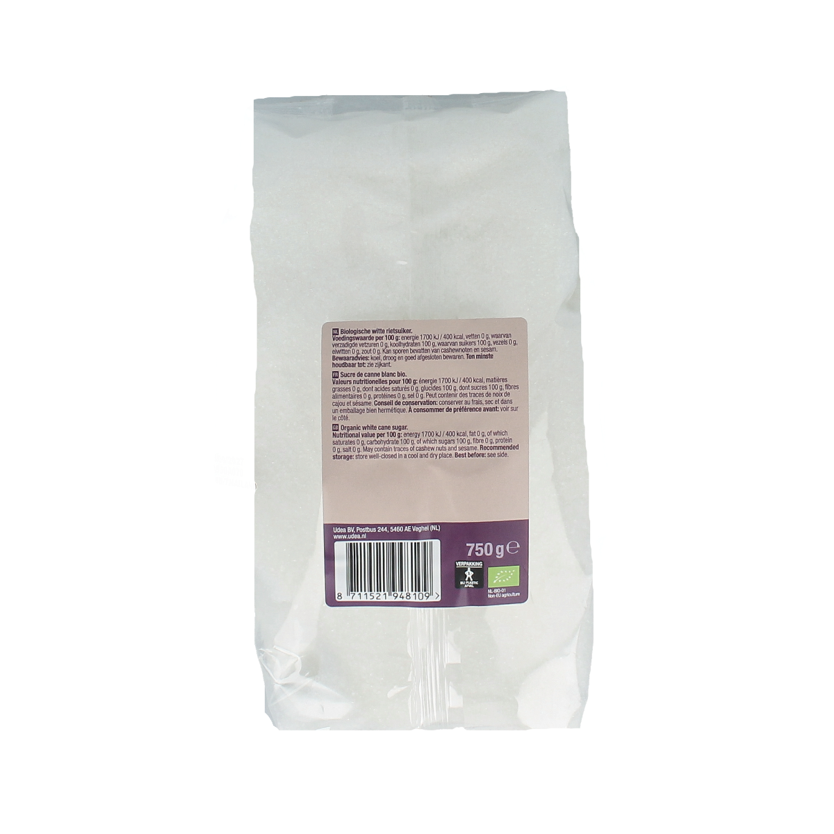 Your Organic Nature Kristalsuiker bio 750.00 Gram