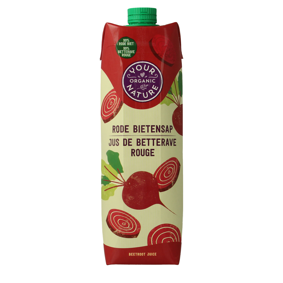 Your Organic Nature Rode bietensap bio 1.00 Liter