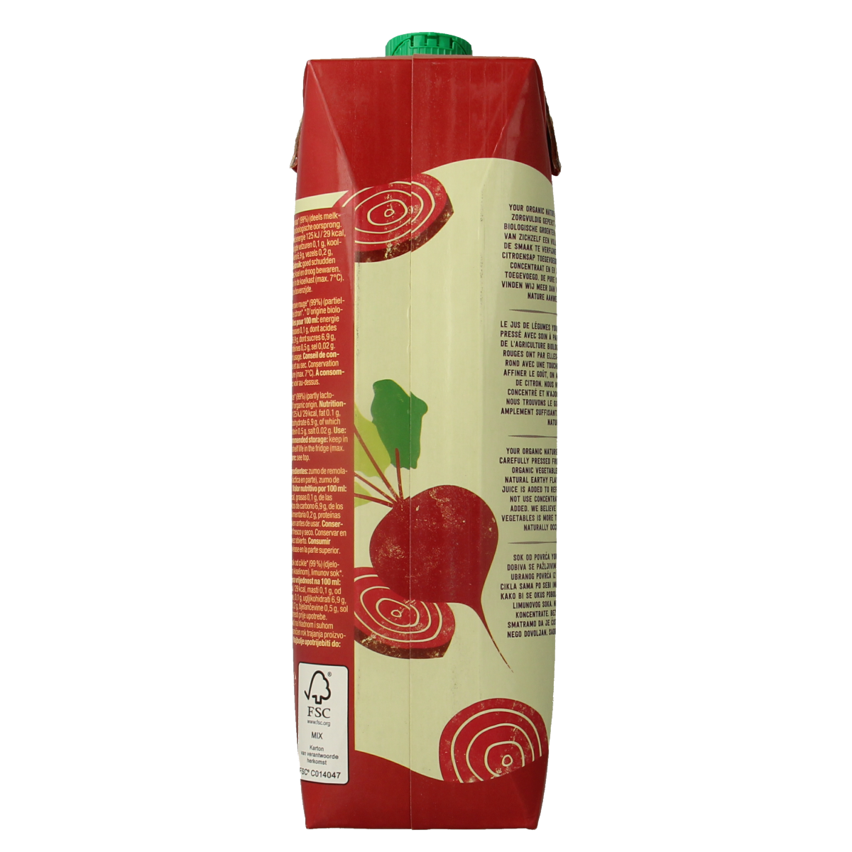 Your Organic Nature Rode bietensap bio 1.00 Liter