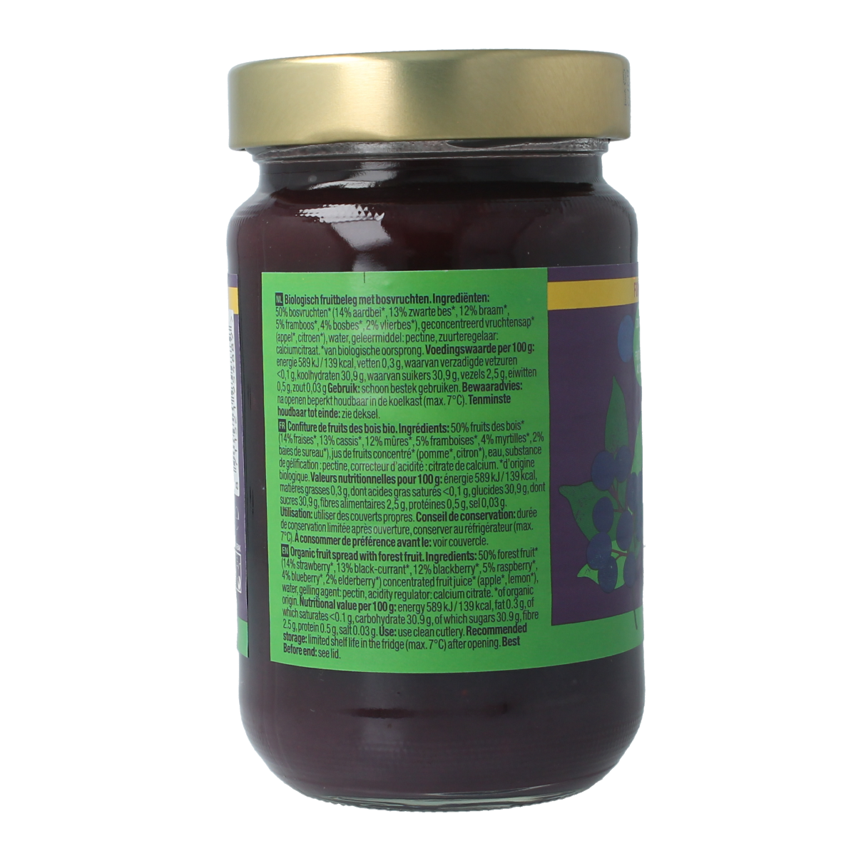 Your Organic Nature Fruitbeleg bosvruchten bio 375.00 Gram