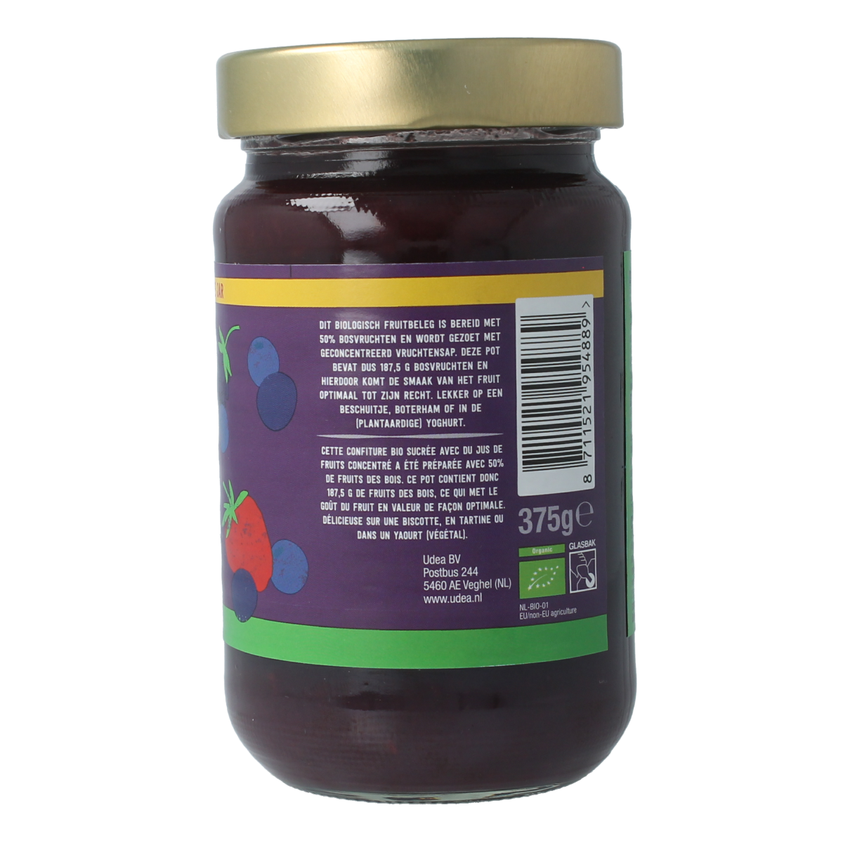 Your Organic Nature Fruitbeleg bosvruchten bio 375.00 Gram