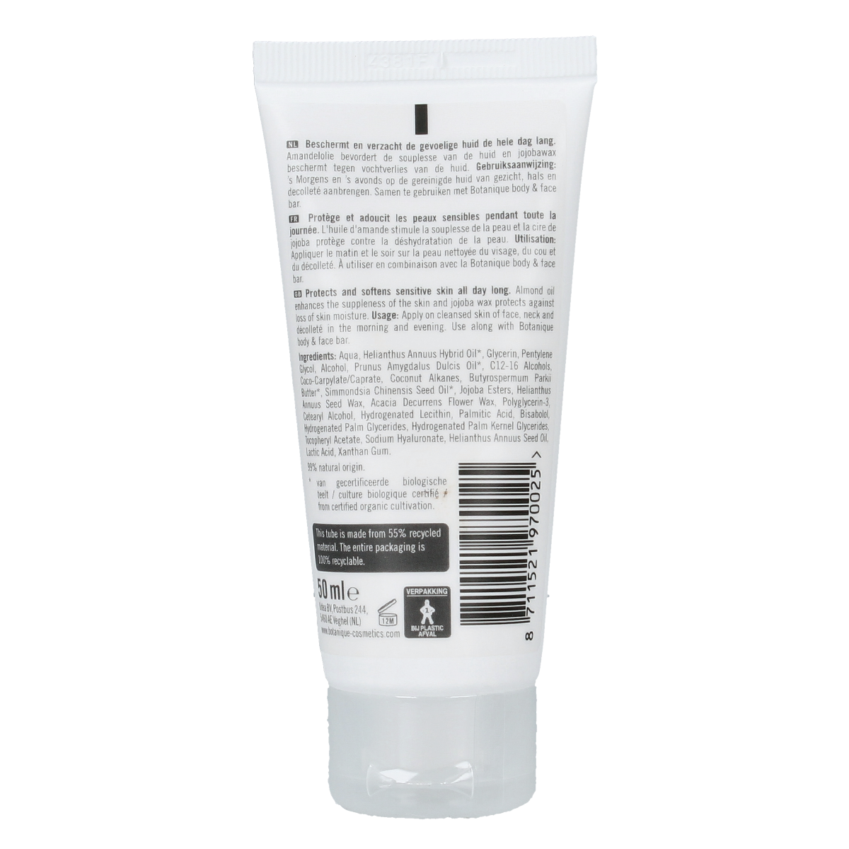 Botanique 24-uurs creme amandel  50.00 Milliliter