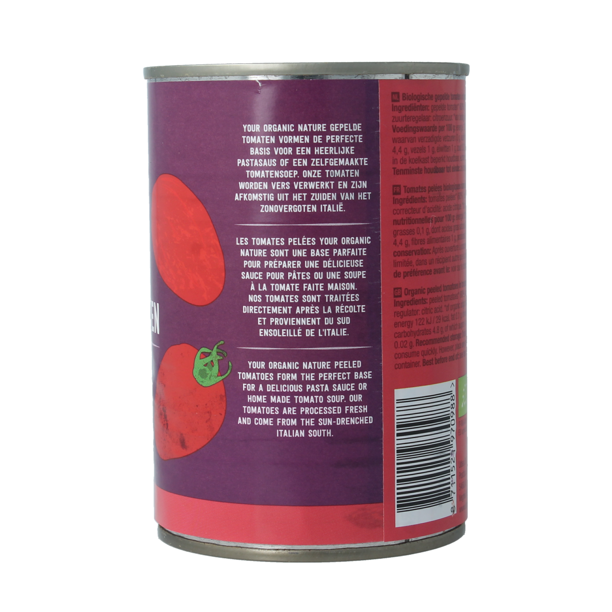 Your Organic Nature Tomaten gepeld bio 400.00 Gram