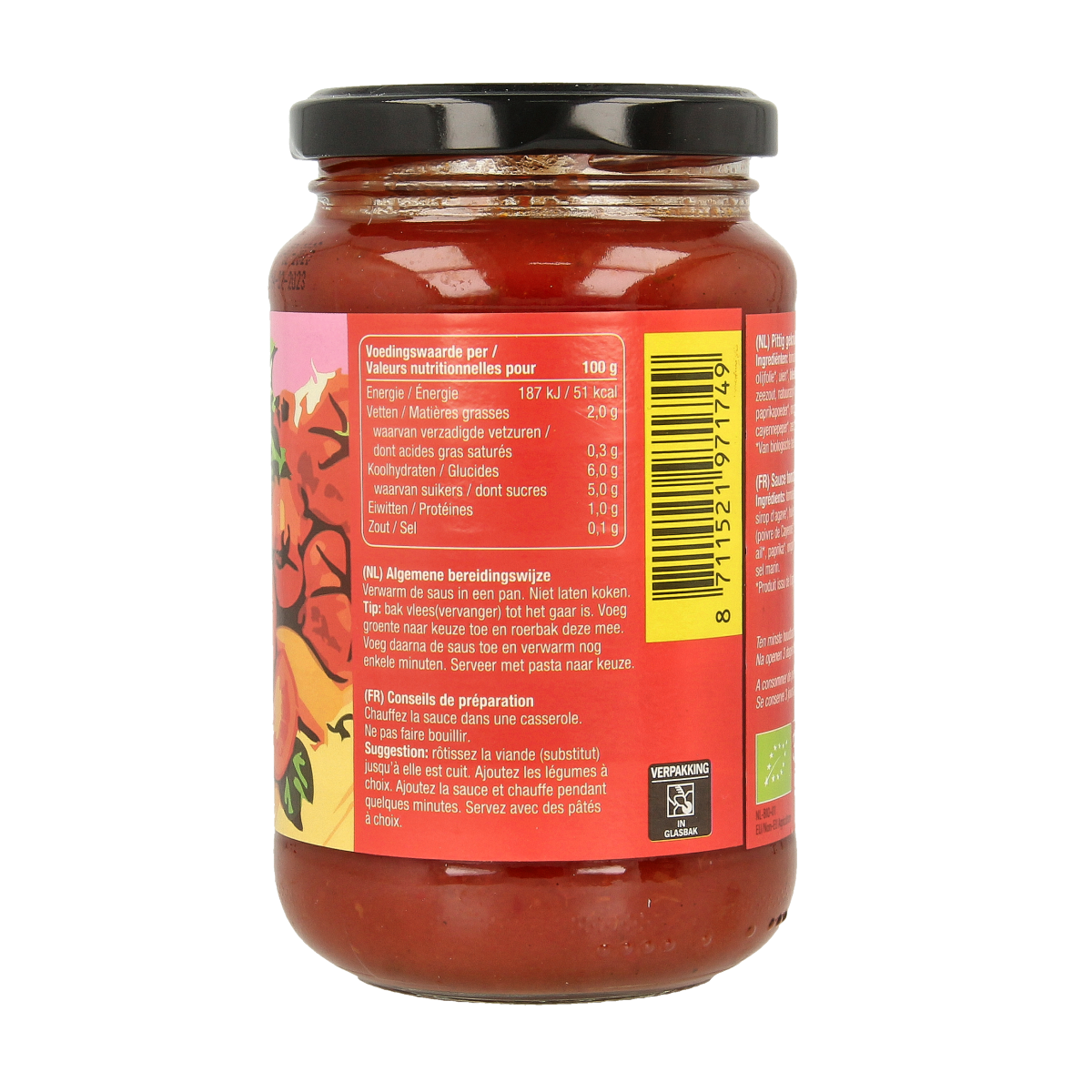 Fertilia Pastasaus piccante bio 350.00 Gram