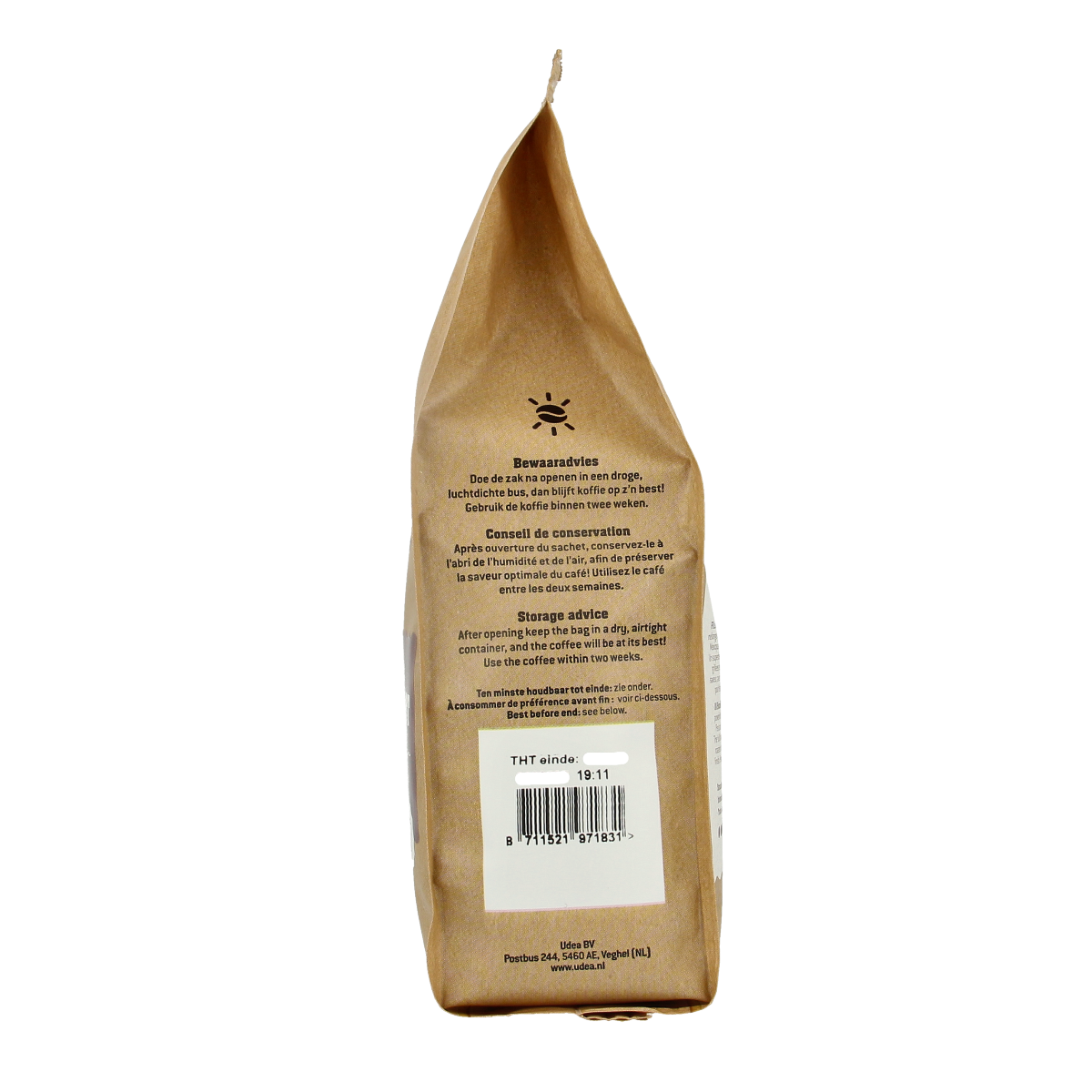 Biocafe Filterkoffie espresso dark roast bio 250.00 Gram