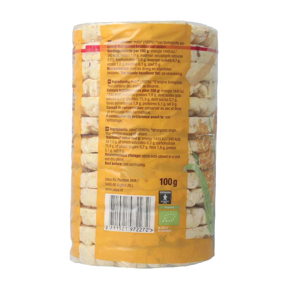 Your Organic Nature Maiswafels bio 100.00 Gram