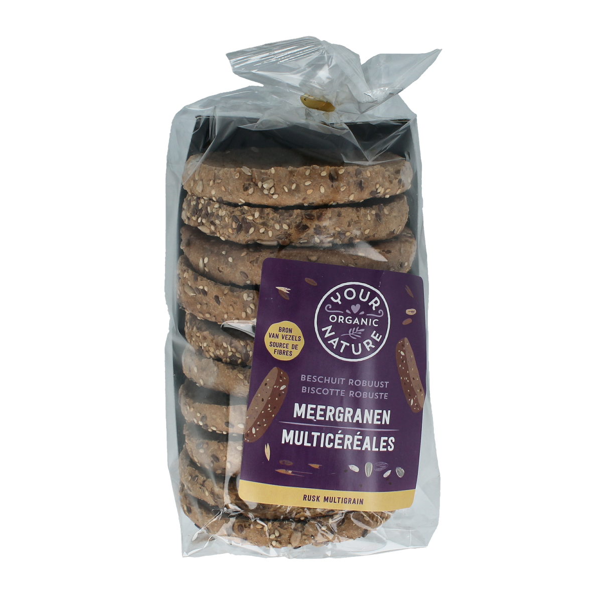 Your Organic Nature Beschuit meergranen bio 10.00 Stuks